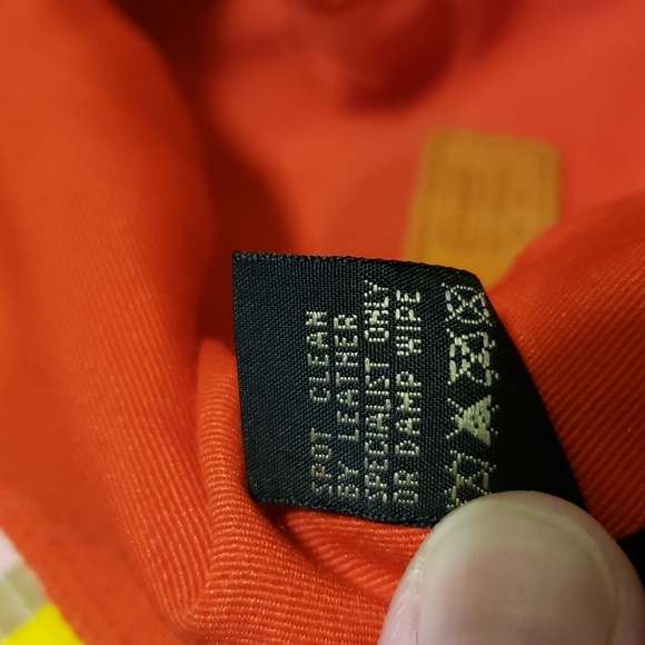 New Coach Stripe Leather Bow Trim Bucket Hat P/Small - Picture 13 of 13